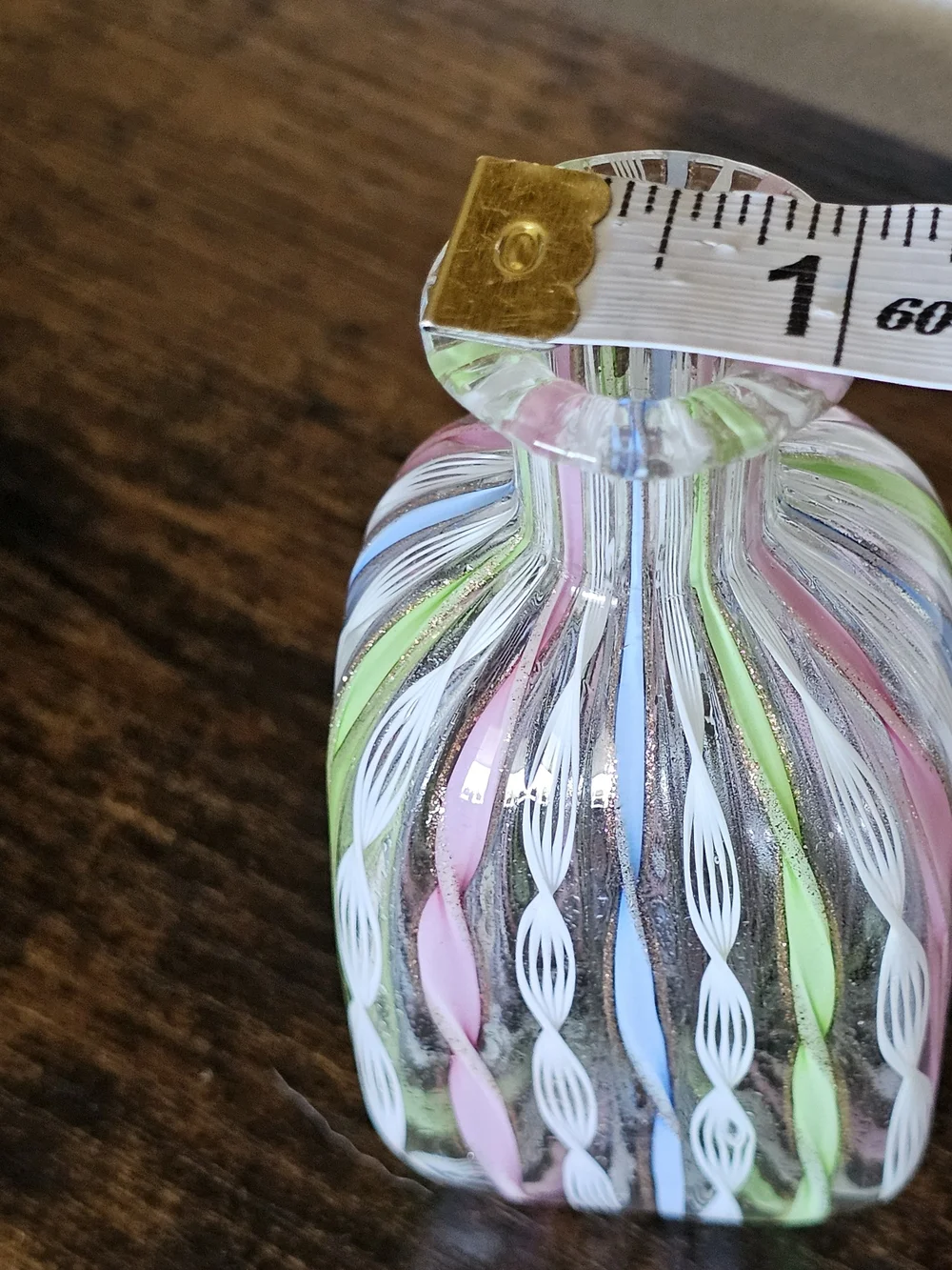 Murano Latticino Tutti Frutti Mini Vase